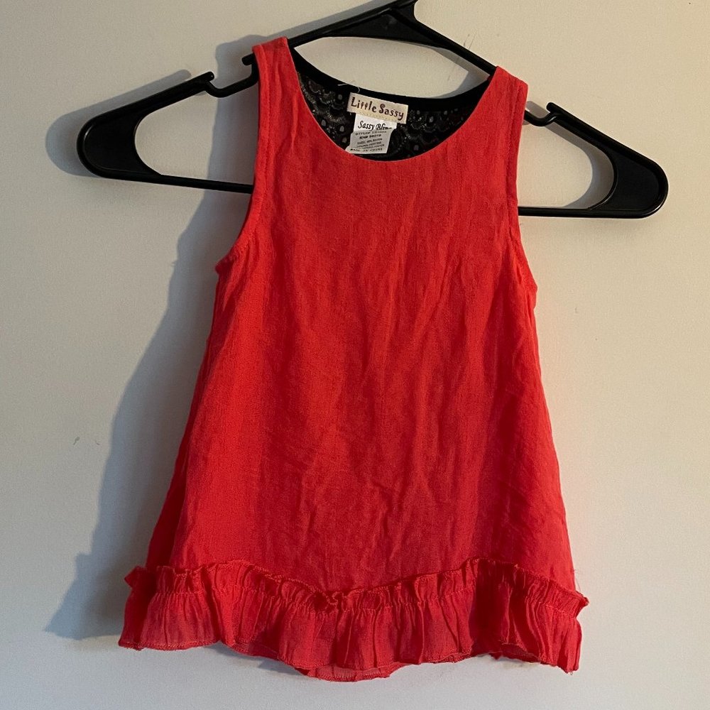 Little Sassy sleevless top